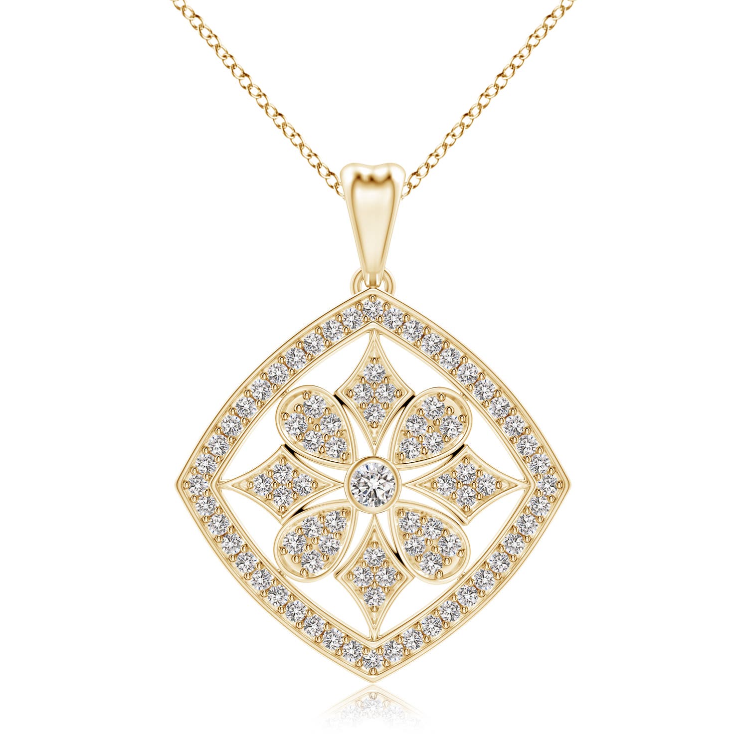 I-J, I1-I2 / 0.41 CT / 14 KT Yellow Gold