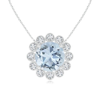 Round A Aquamarine