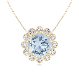 Round A Aquamarine