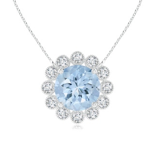 Round AA Aquamarine