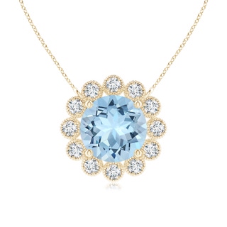 Round AAA Aquamarine