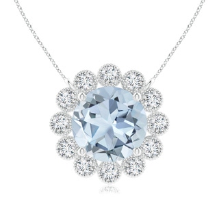 Round A Aquamarine