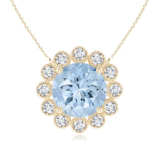 Round AA Aquamarine