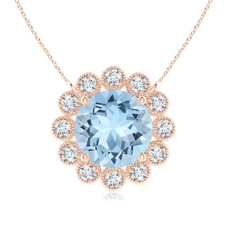 Round AAA Aquamarine