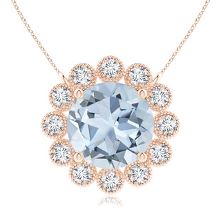 Round A Aquamarine