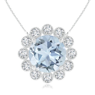 Round A Aquamarine