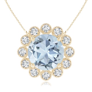 Round A Aquamarine