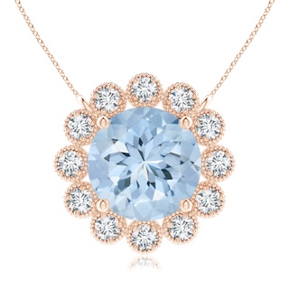 Round AA Aquamarine