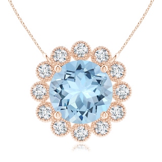 Round AAA Aquamarine
