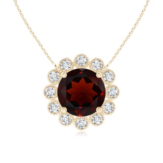 Round AA Garnet