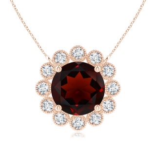 Round AA Garnet