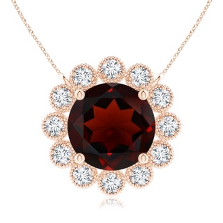Round AA Garnet