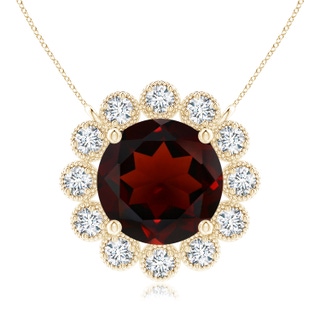 Round AA Garnet