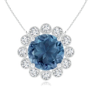 Round A London Blue Topaz