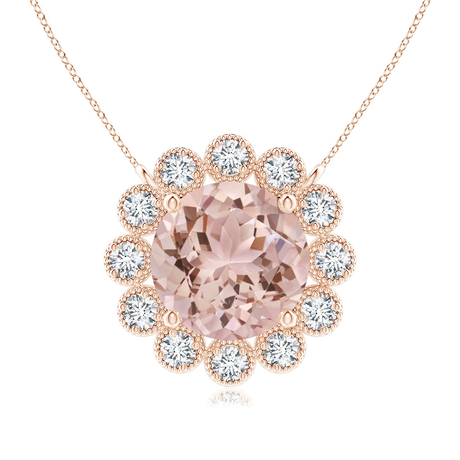 AAA - Morganite / 1.22 CT / 14 KT Rose Gold