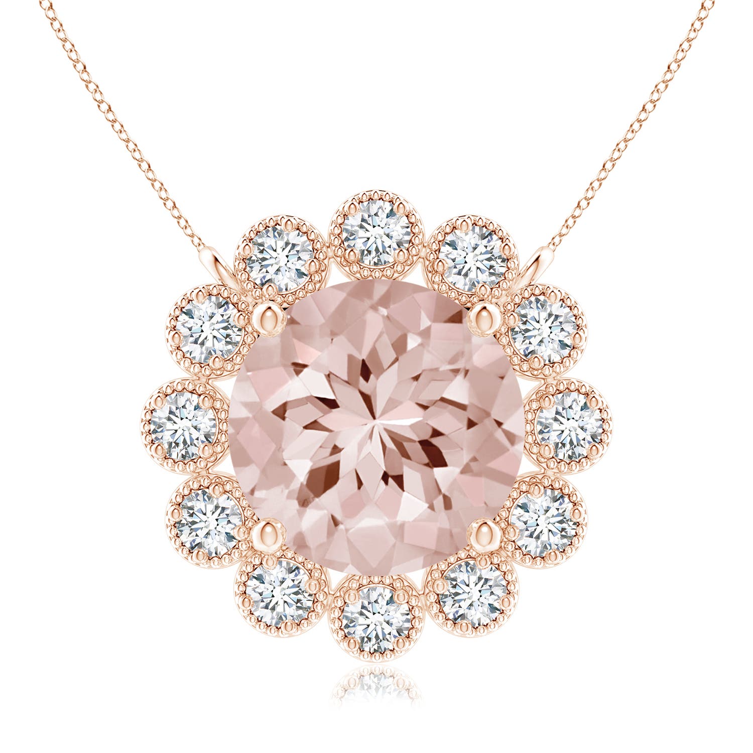 AA - Morganite / 1.82 CT / 14 KT Rose Gold