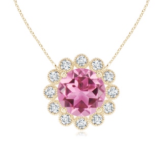 Round AAA Pink Tourmaline