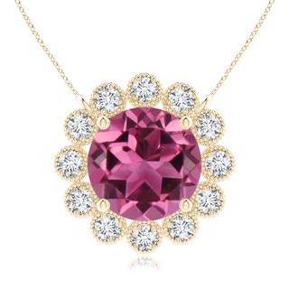 Round AAAA Pink Tourmaline