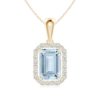 Emerald Cut A Aquamarine