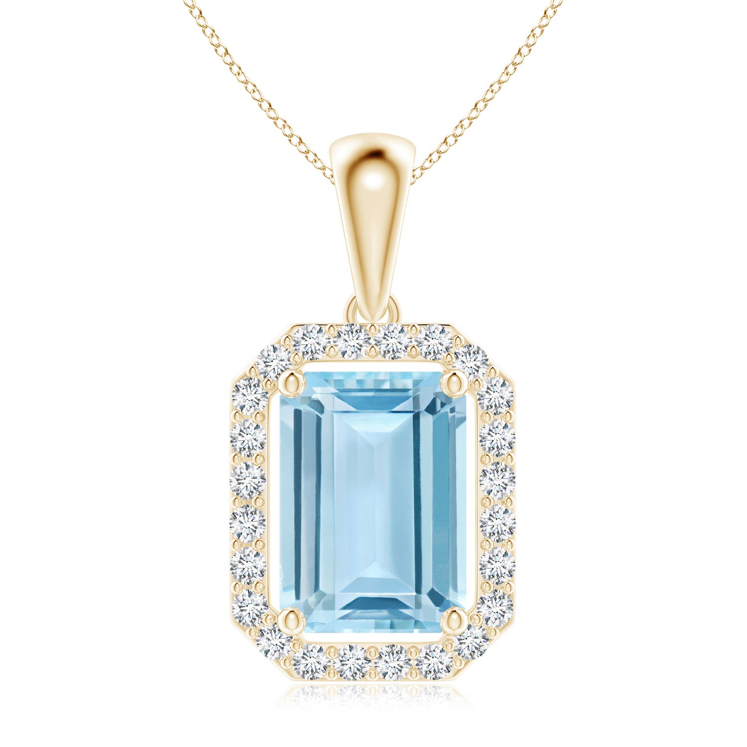 AAA - Aquamarine / 1.54 CT / 14 KT Yellow Gold