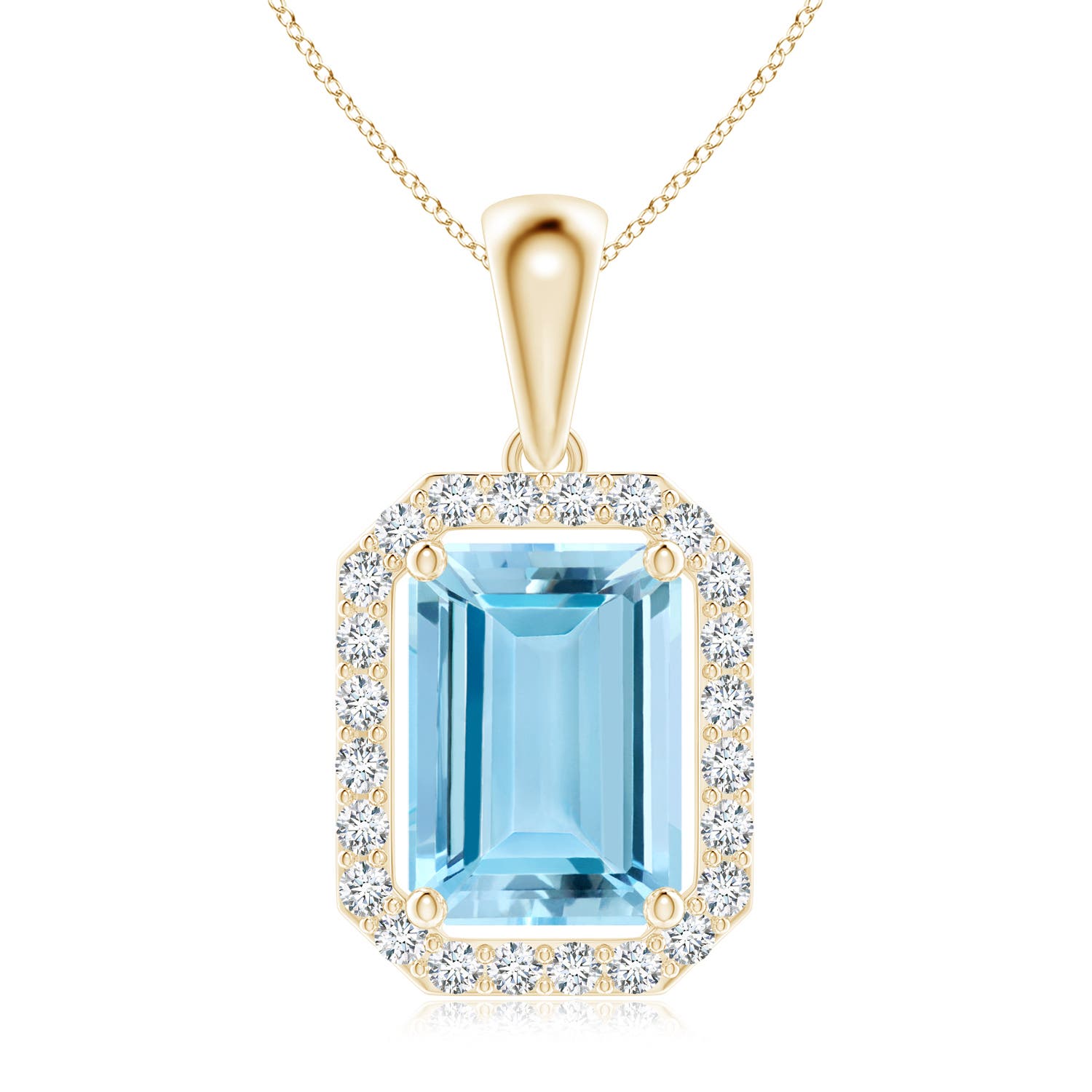 AAAA - Aquamarine / 1.54 CT / 14 KT Yellow Gold