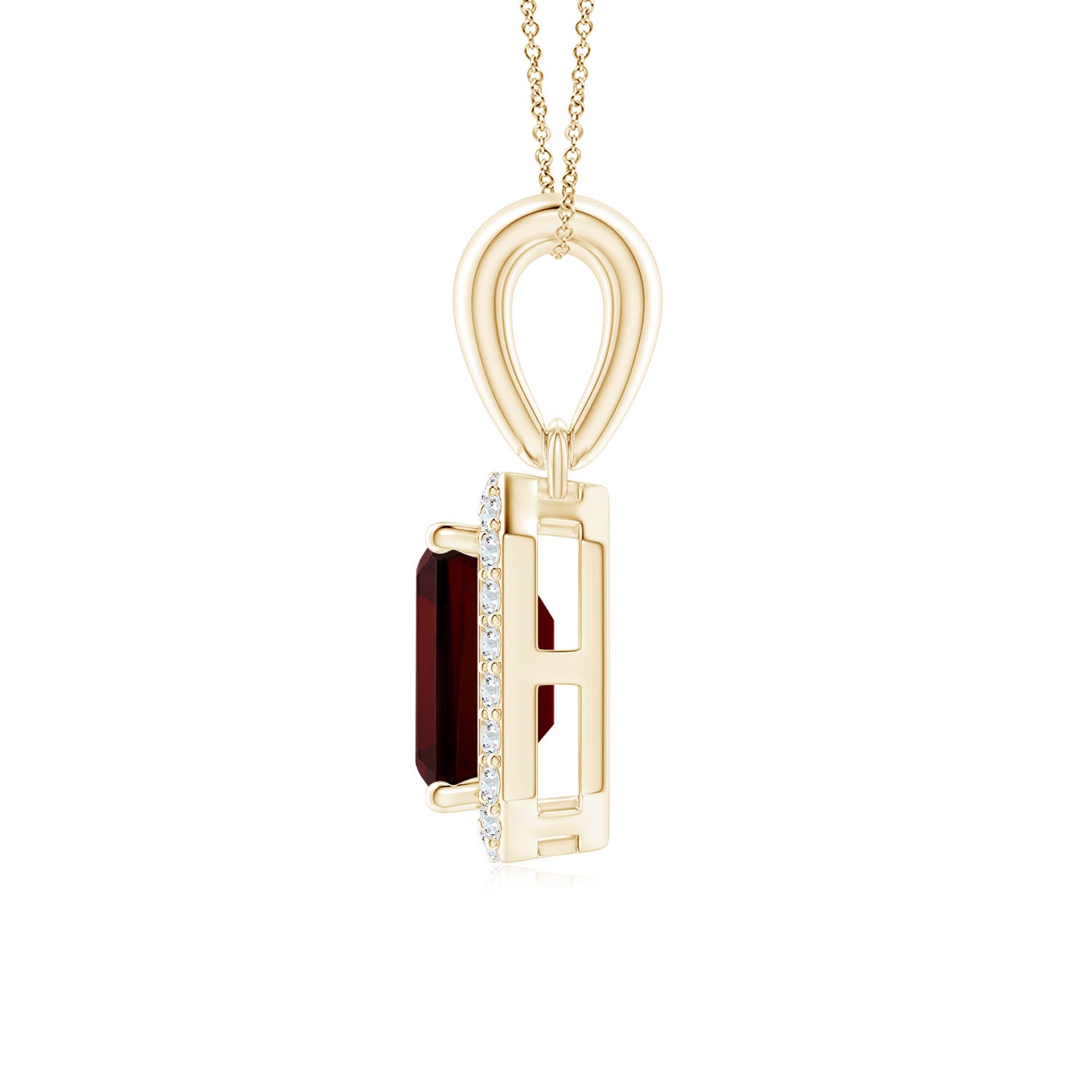 AA - Garnet / 0.77 CT / 14 KT Yellow Gold