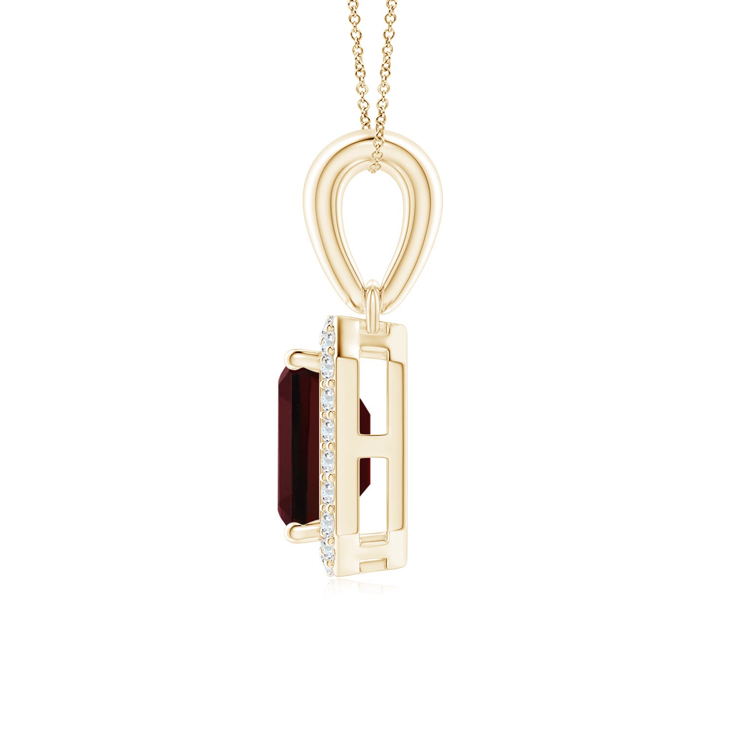 AAA - Garnet / 0.77 CT / 14 KT Yellow Gold