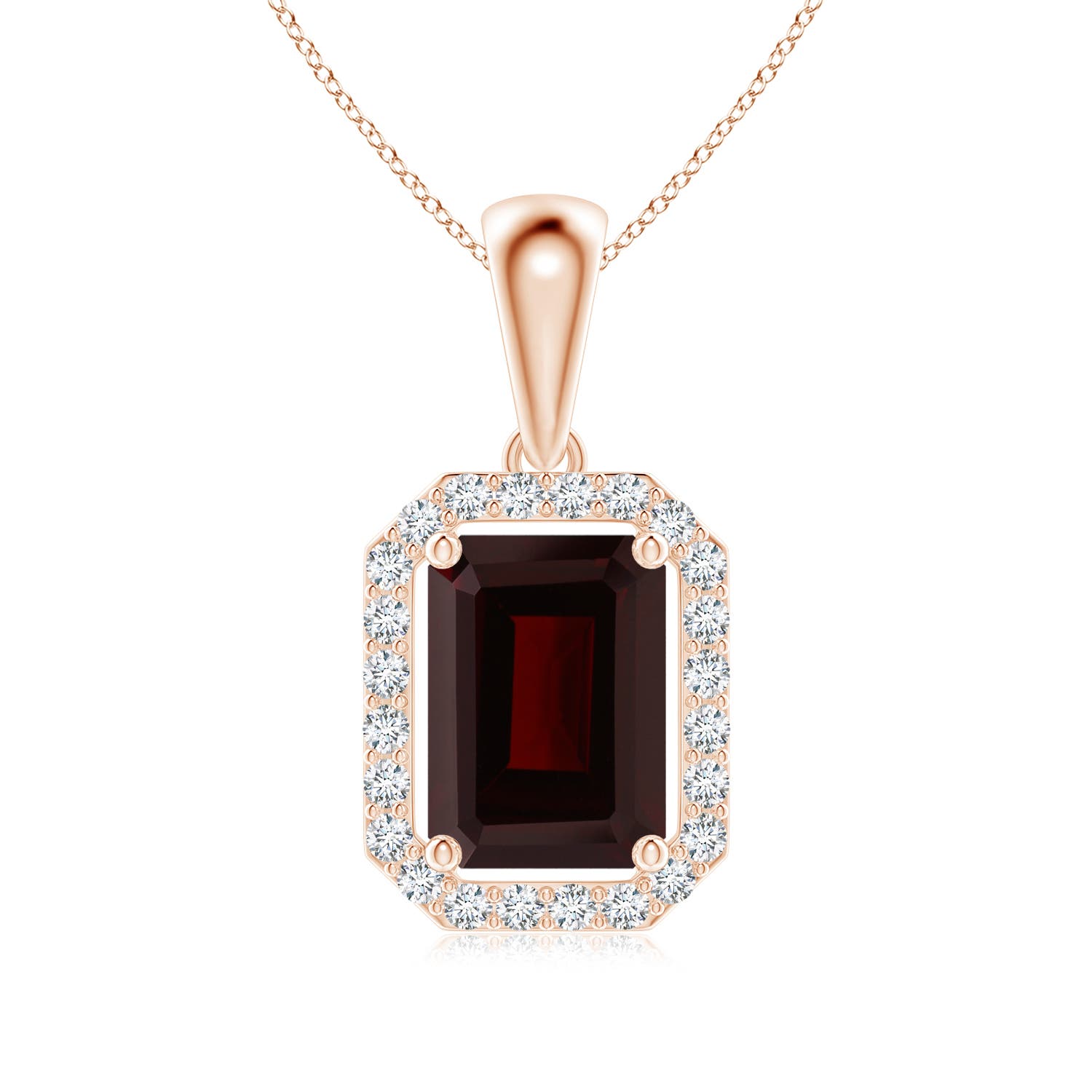 A - Garnet / 1.32 CT / 14 KT Rose Gold