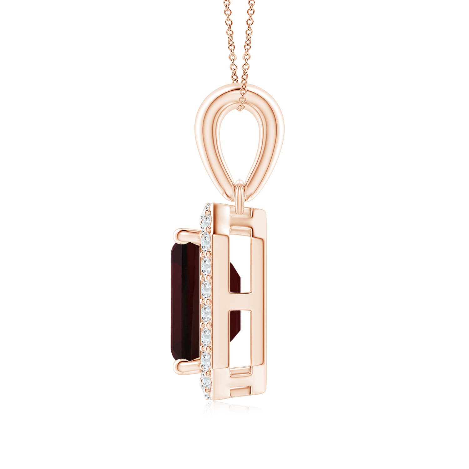 A - Garnet / 1.32 CT / 14 KT Rose Gold