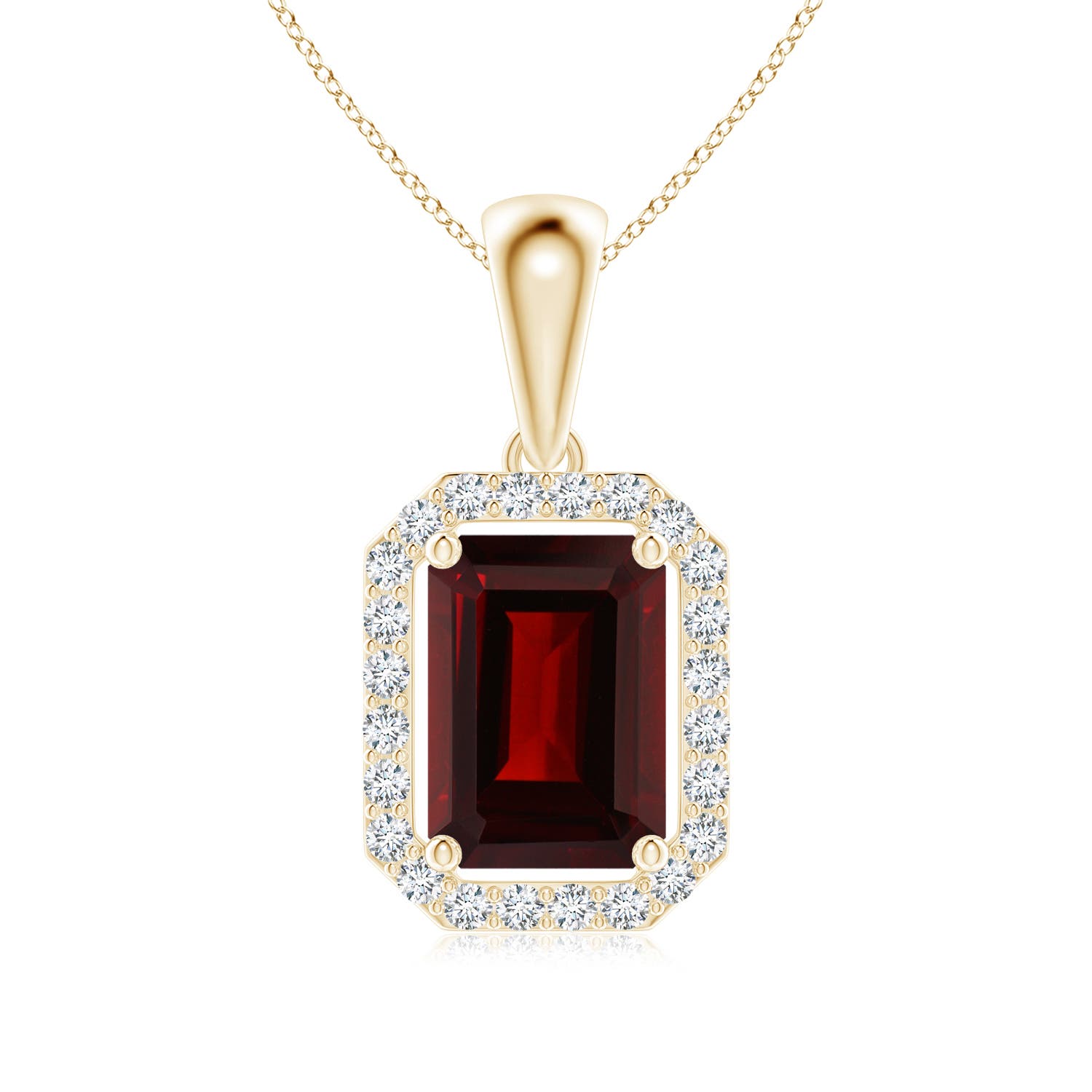 AA - Garnet / 1.32 CT / 14 KT Yellow Gold