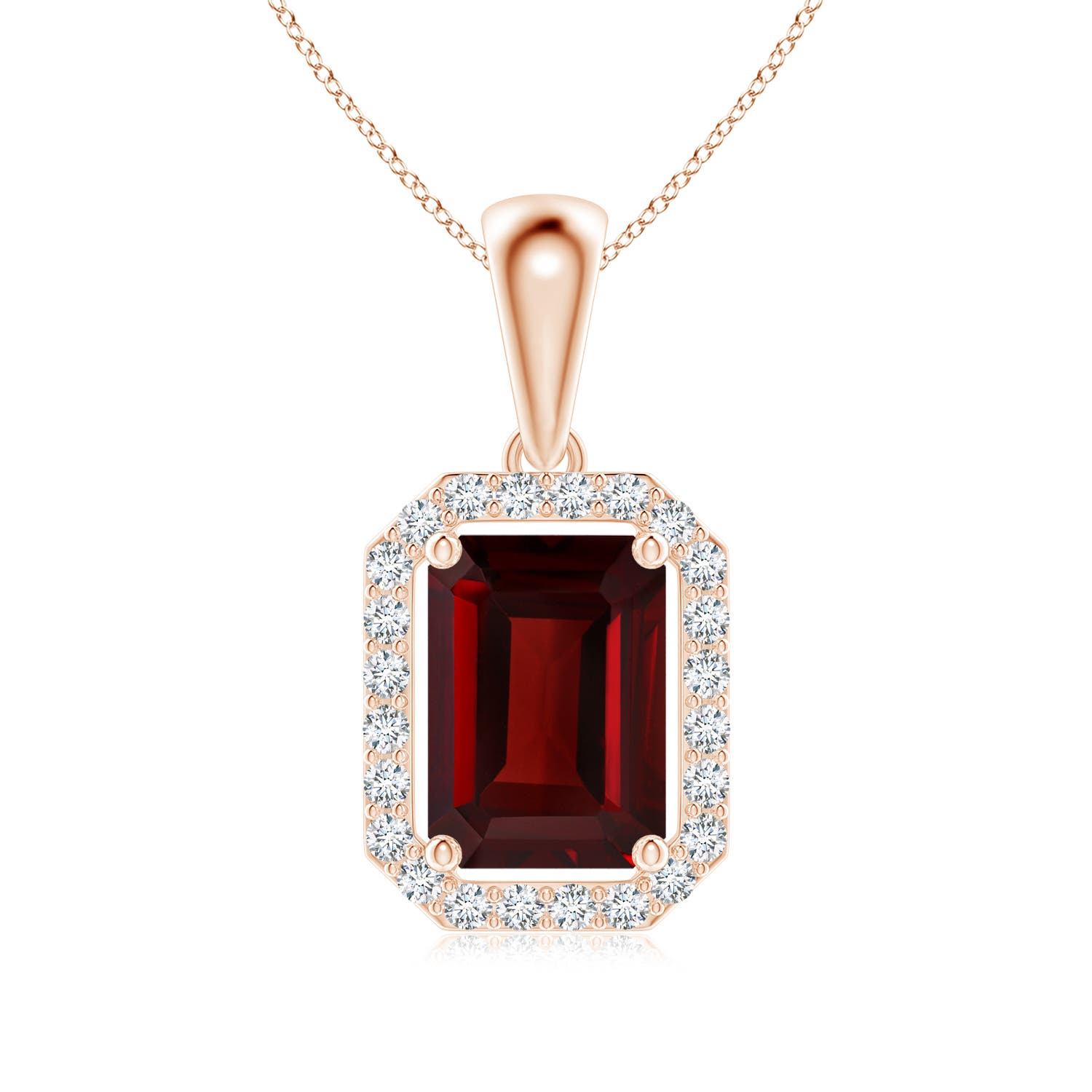 AAA - Garnet / 1.32 CT / 14 KT Rose Gold