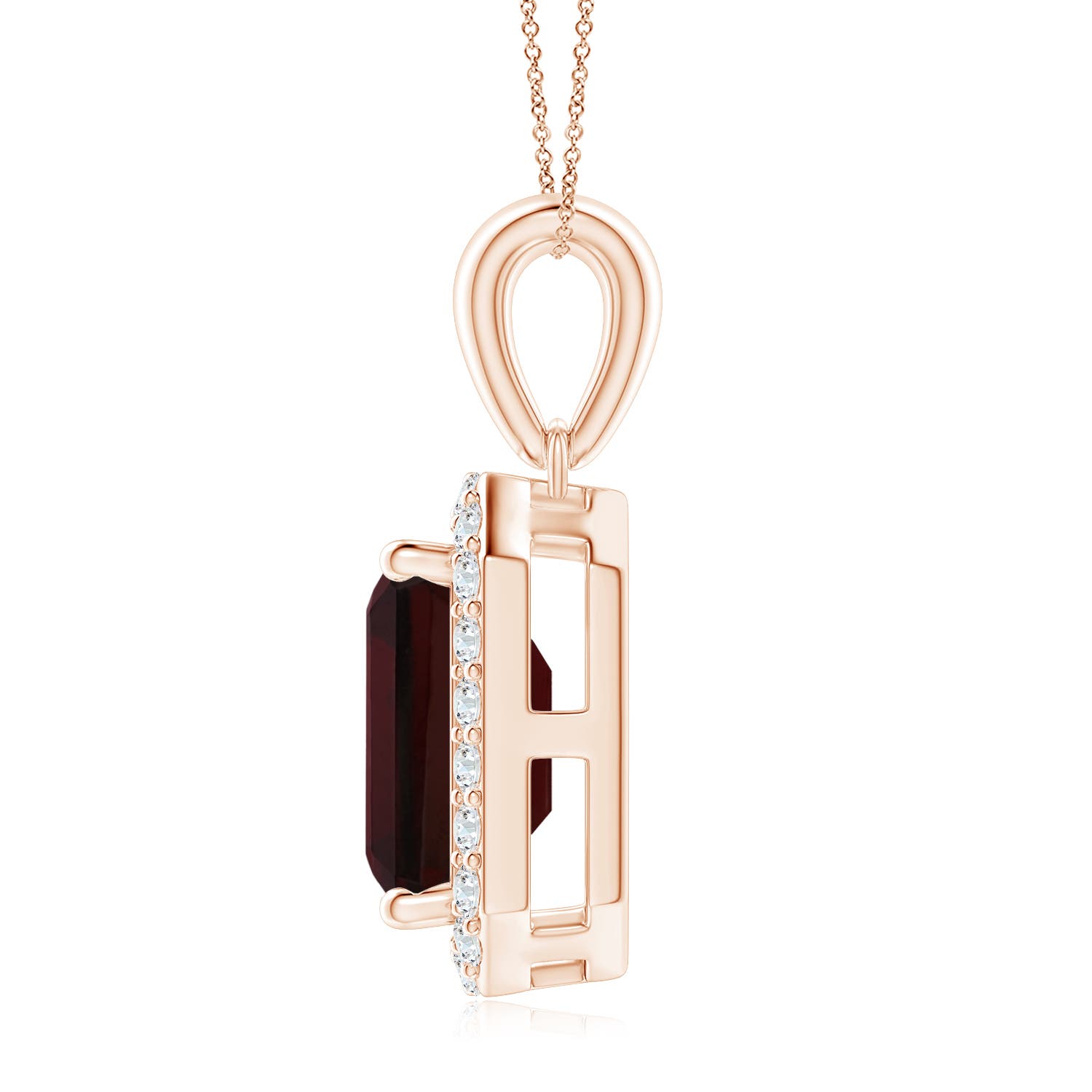 A - Garnet / 1.99 CT / 14 KT Rose Gold