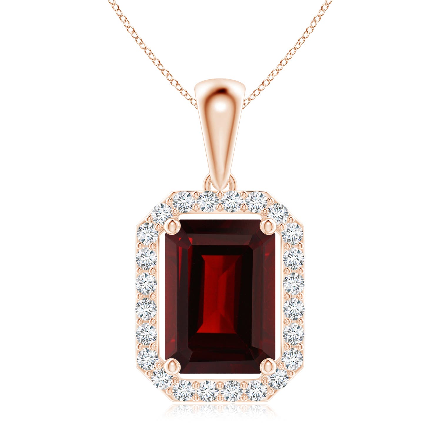 AA - Garnet / 1.99 CT / 14 KT Rose Gold