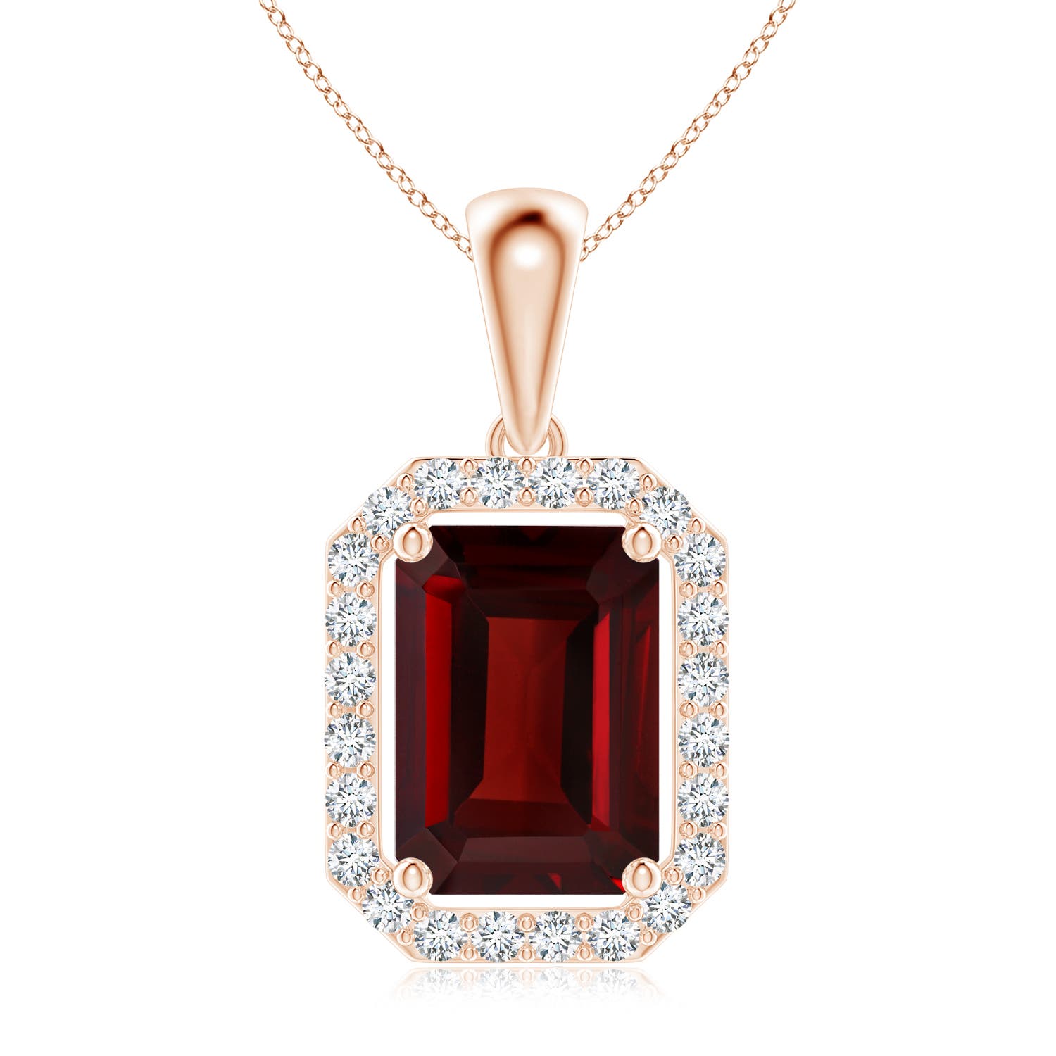 AAA - Garnet / 1.99 CT / 14 KT Rose Gold