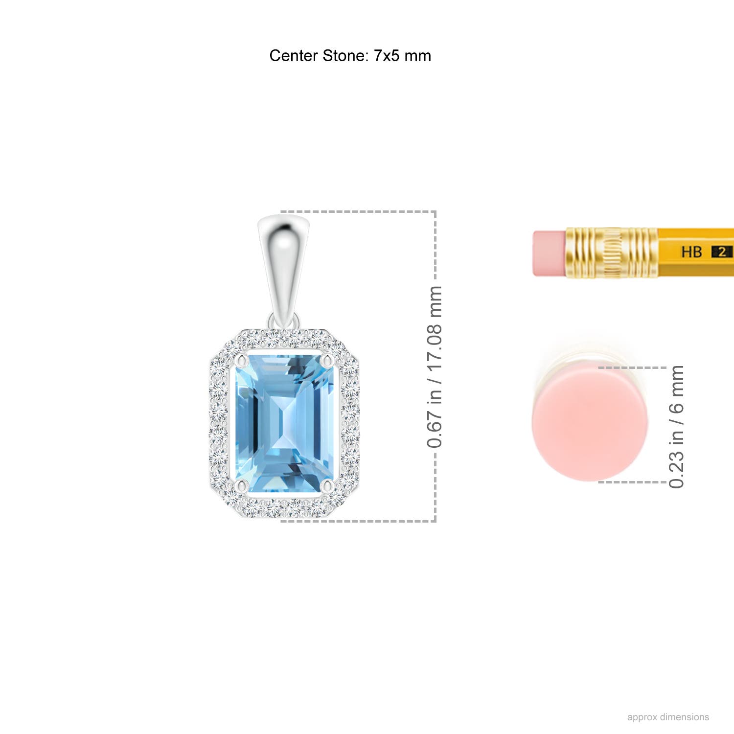 A - Swiss Blue Topaz / 1.32 CT / 14 KT White Gold