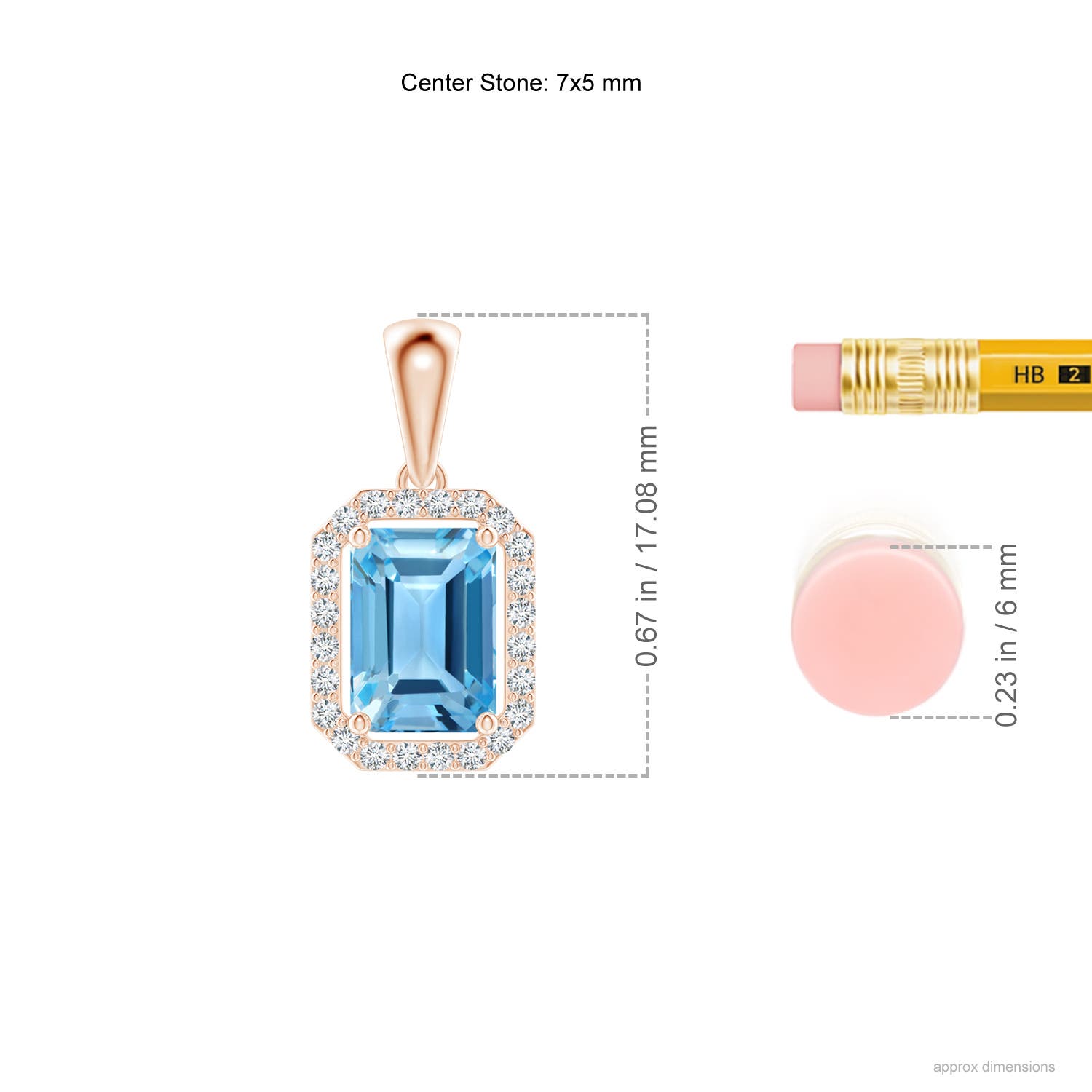 AA - Swiss Blue Topaz / 1.32 CT / 14 KT Rose Gold