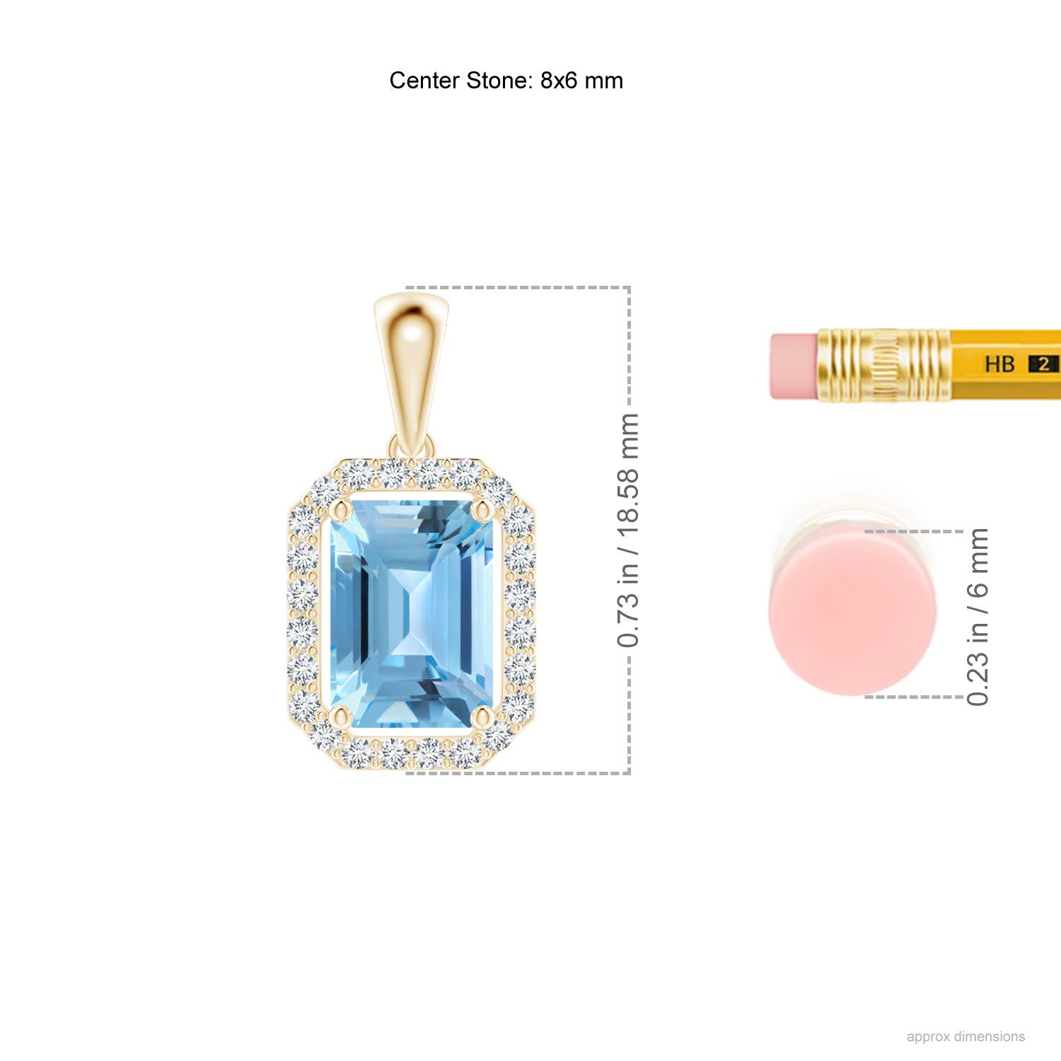 A - Swiss Blue Topaz / 2.14 CT / 14 KT Yellow Gold