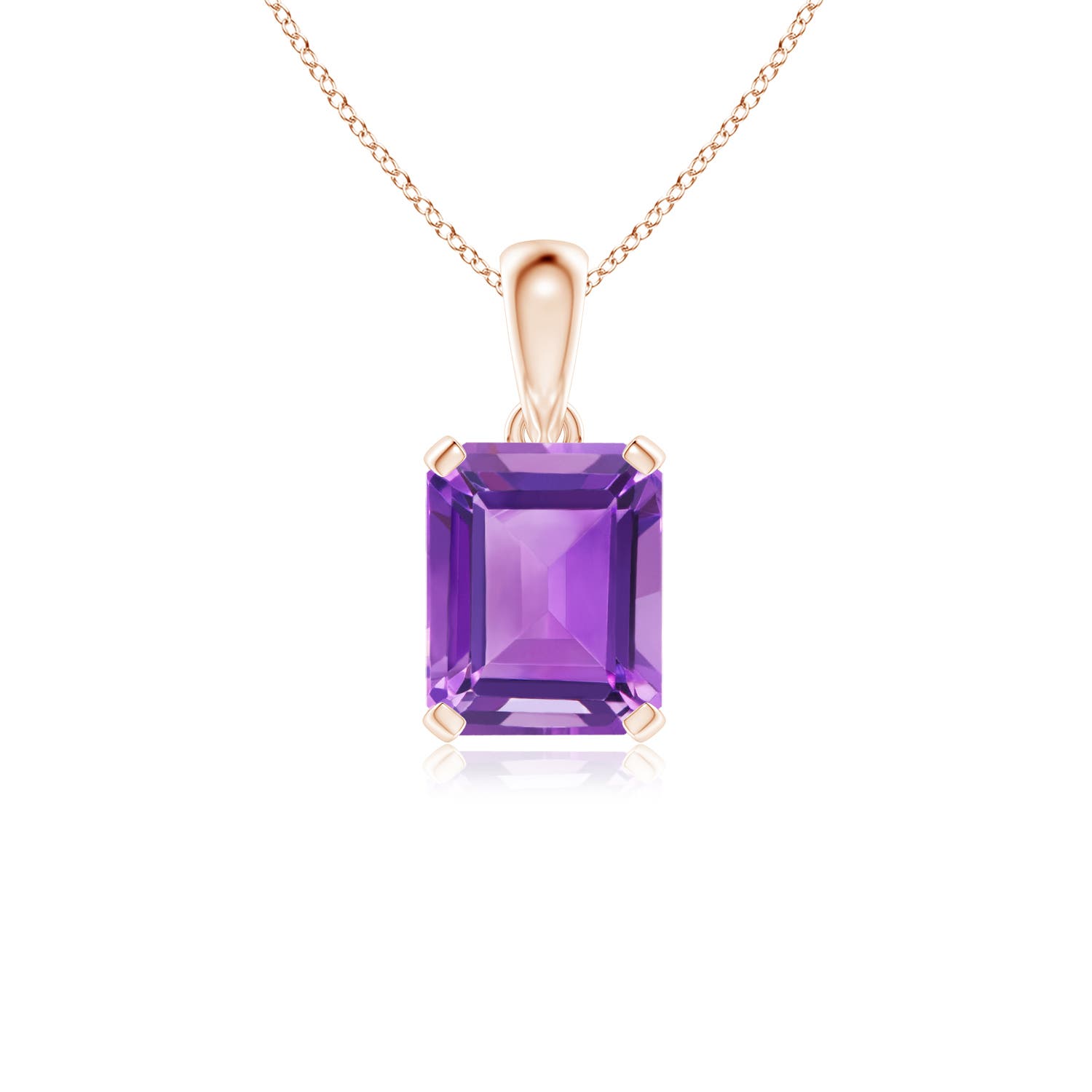 AA - Amethyst / 2.9 CT / 14 KT Rose Gold