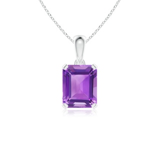 Emerald Cut AA Amethyst