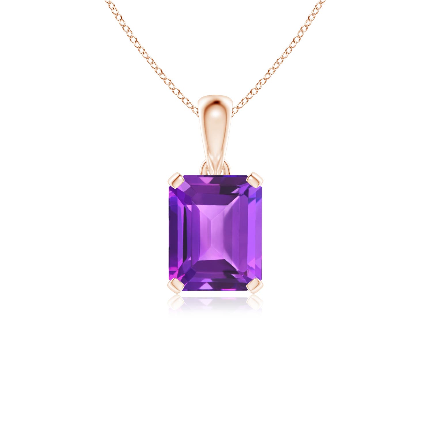 AAA - Amethyst / 2.9 CT / 14 KT Rose Gold