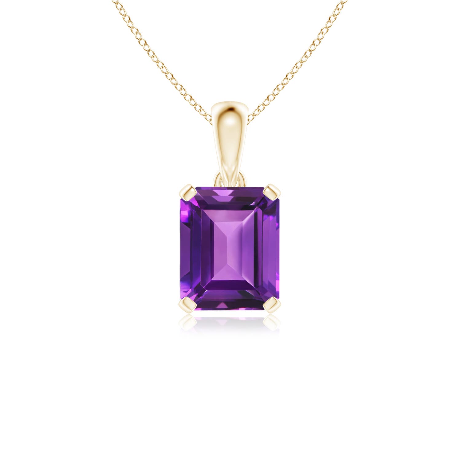 AAAA - Amethyst / 2.9 CT / 14 KT Yellow Gold