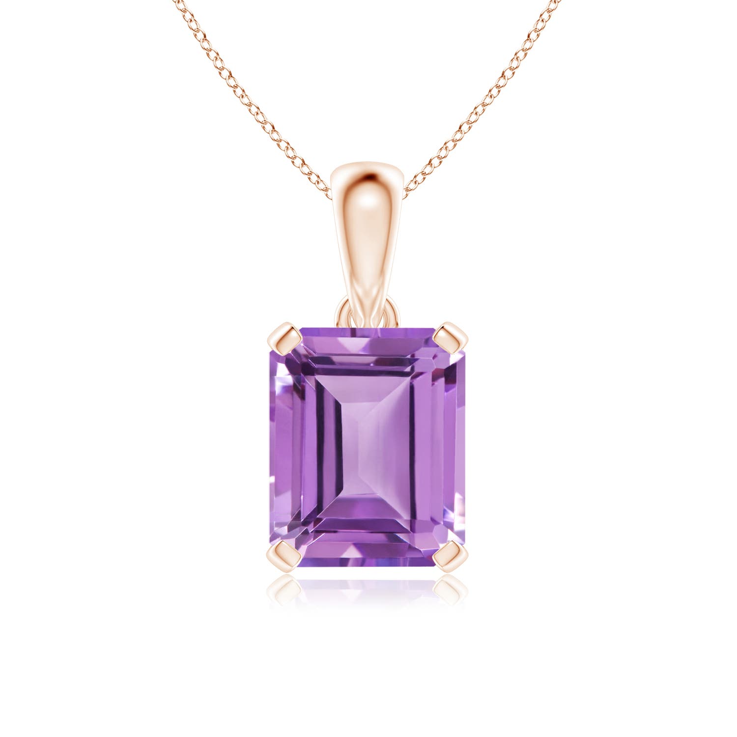 A - Amethyst / 5.3 CT / 14 KT Rose Gold