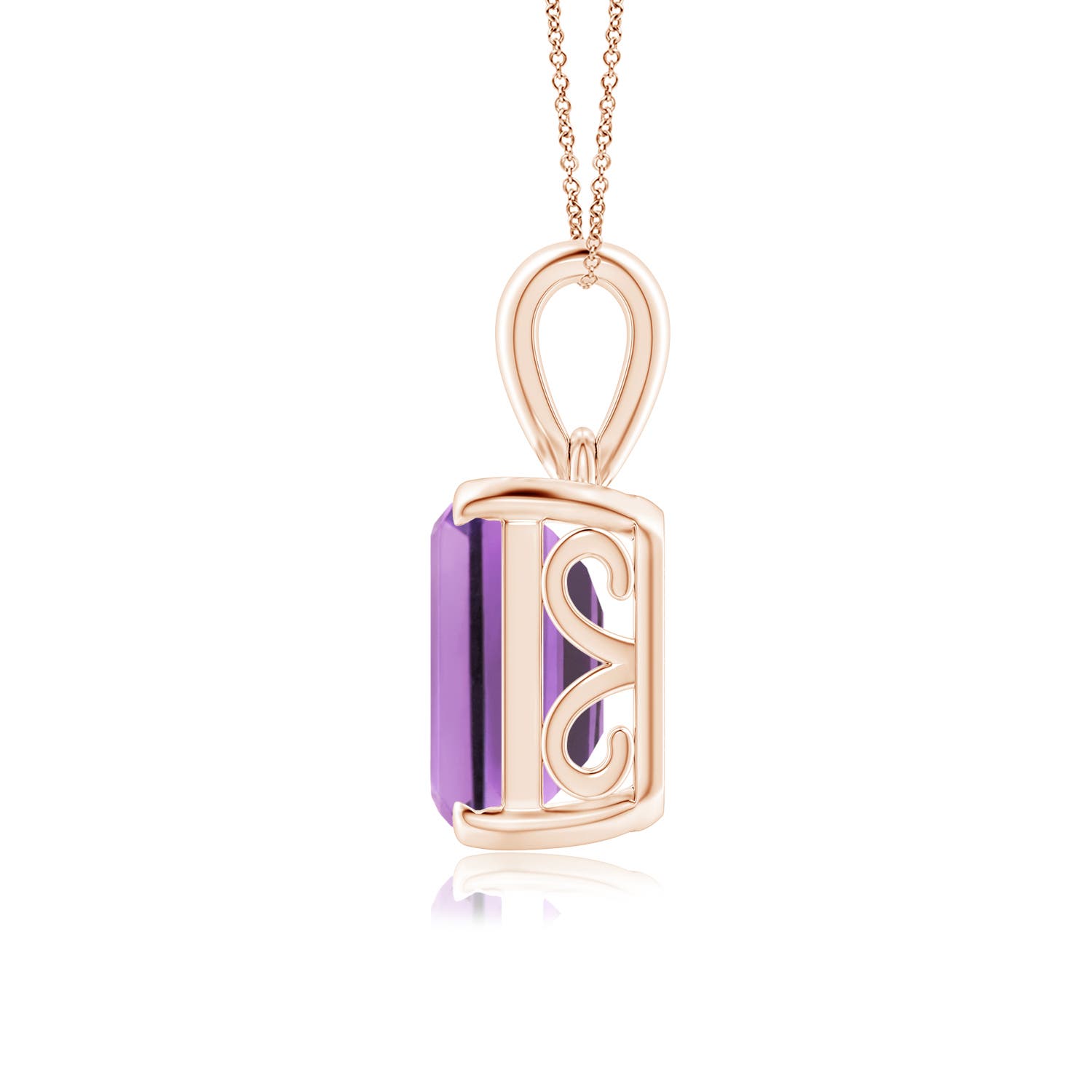 A - Amethyst / 5.3 CT / 14 KT Rose Gold