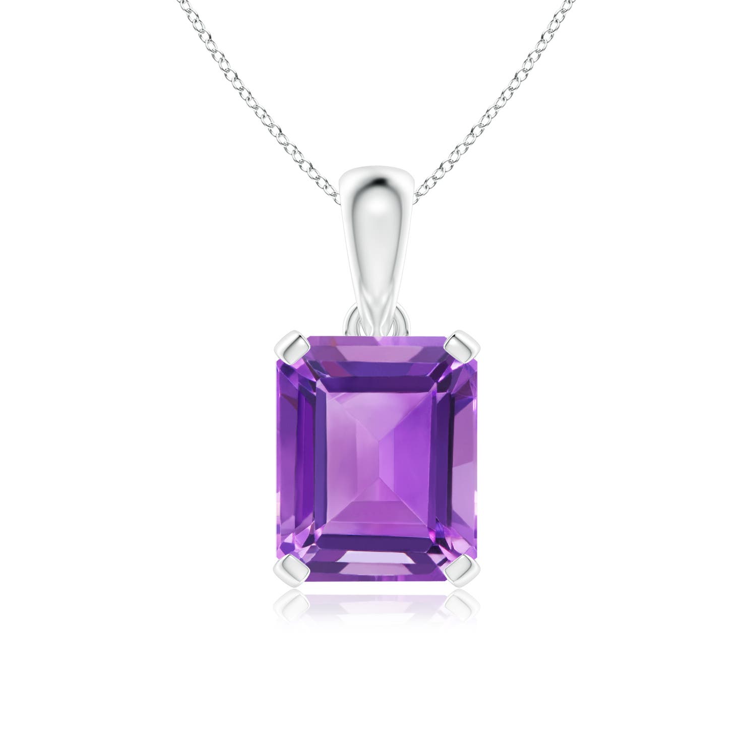 AA - Amethyst / 5.3 CT / 14 KT White Gold