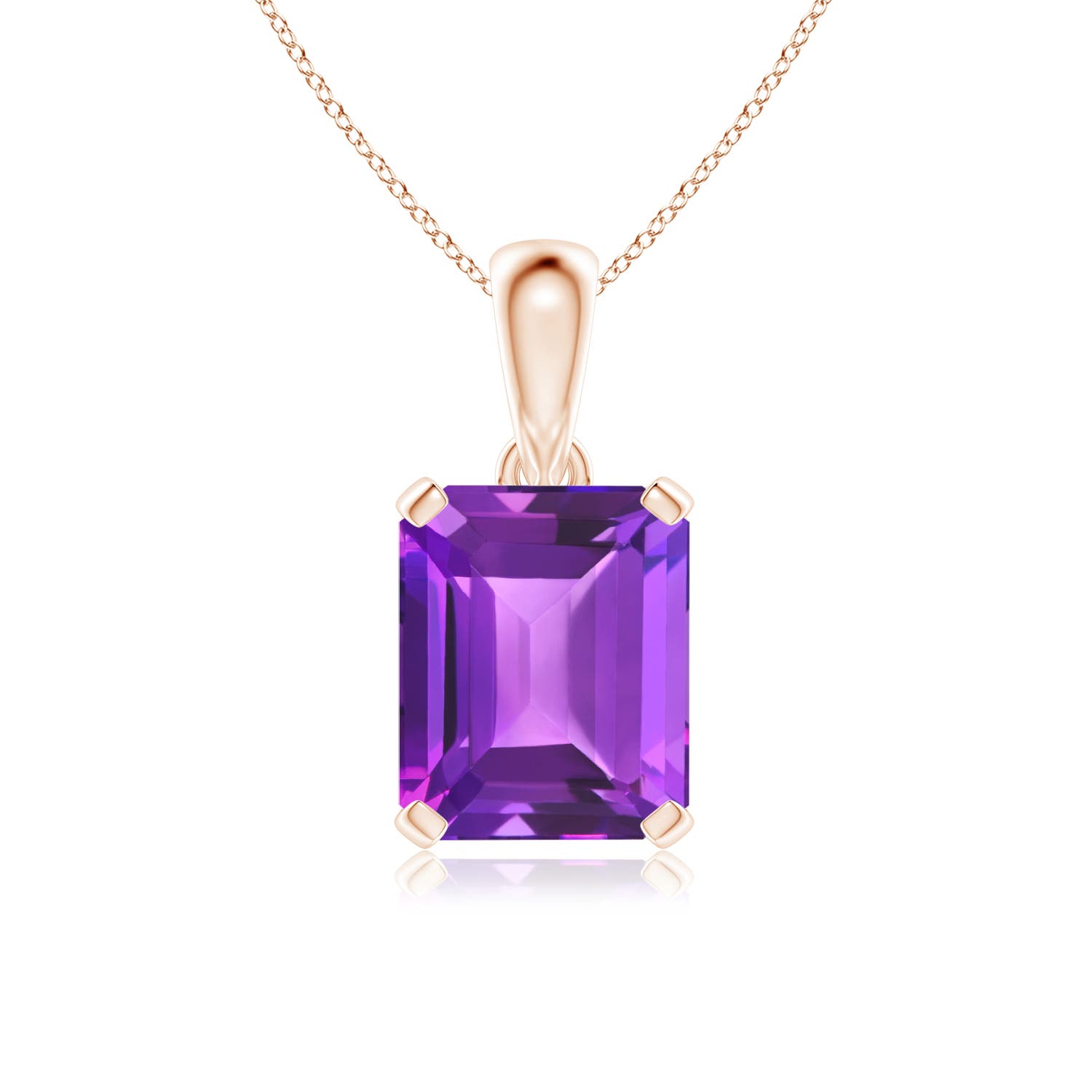 AAA - Amethyst / 5.3 CT / 14 KT Rose Gold