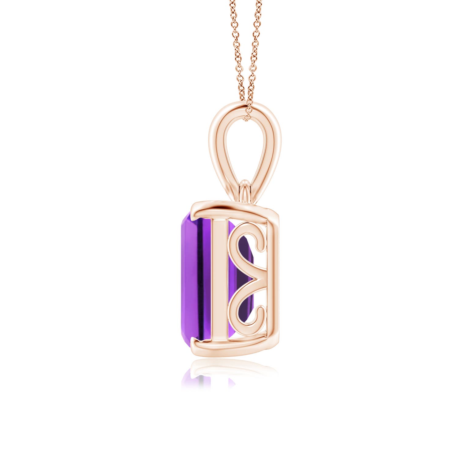 AAA - Amethyst / 5.3 CT / 14 KT Rose Gold