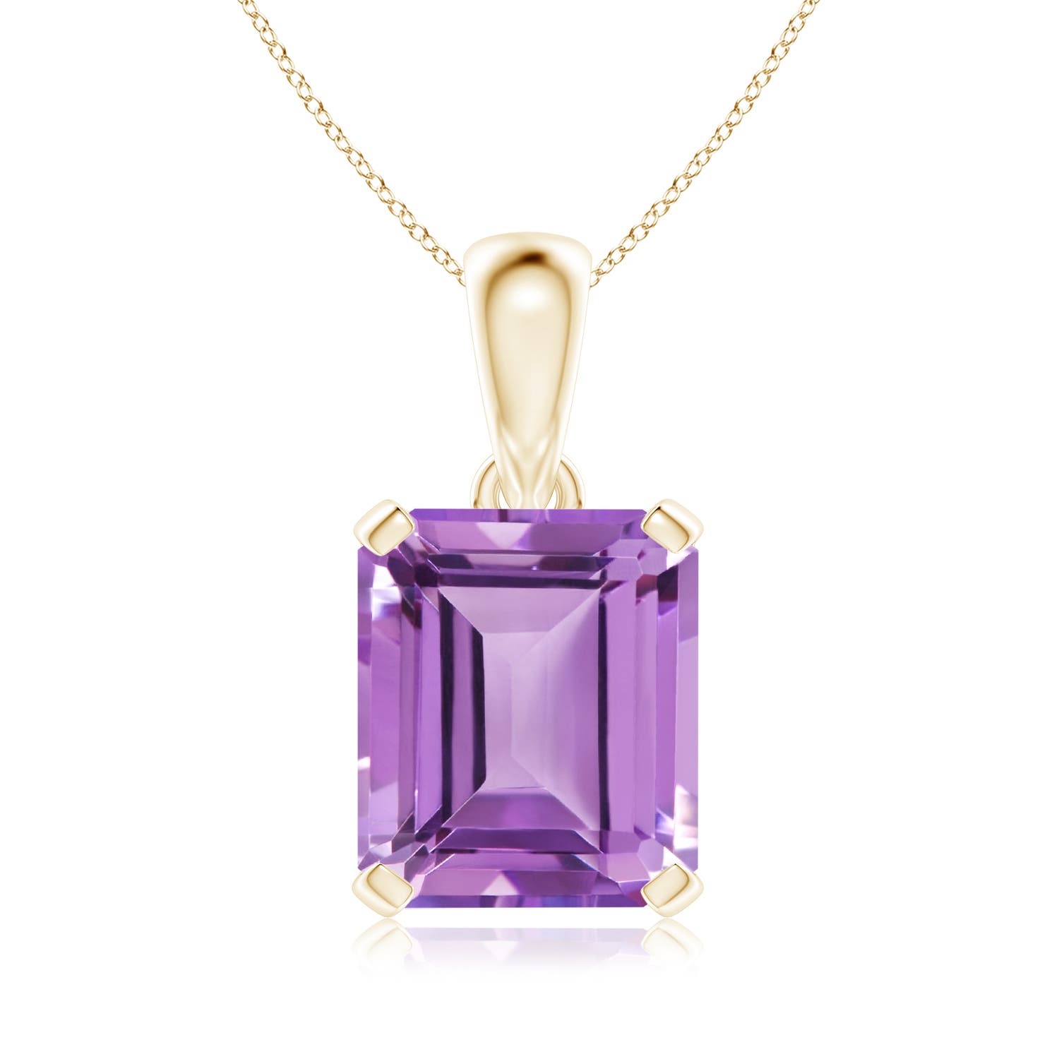 A - Amethyst / 9.6 CT / 14 KT Yellow Gold