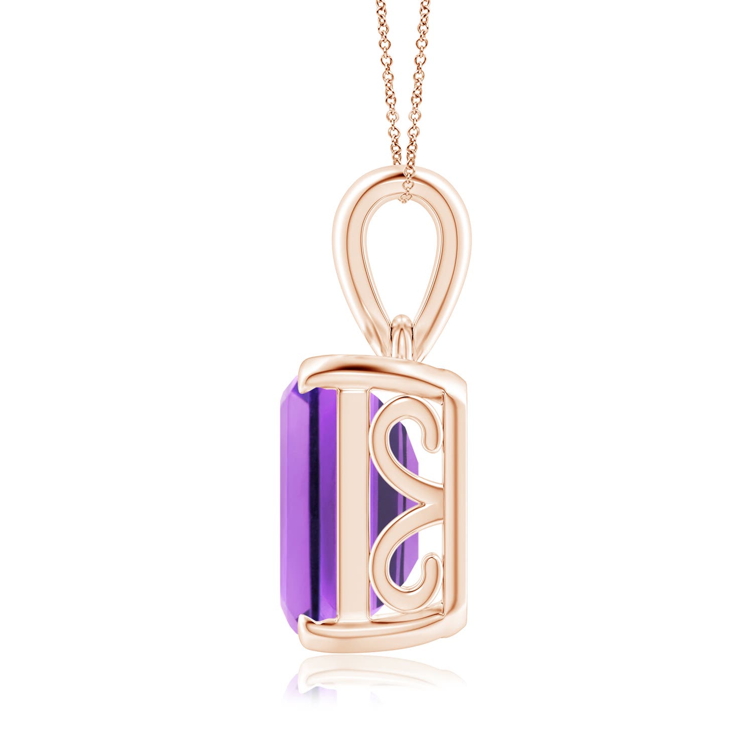 AA - Amethyst / 9.6 CT / 14 KT Rose Gold