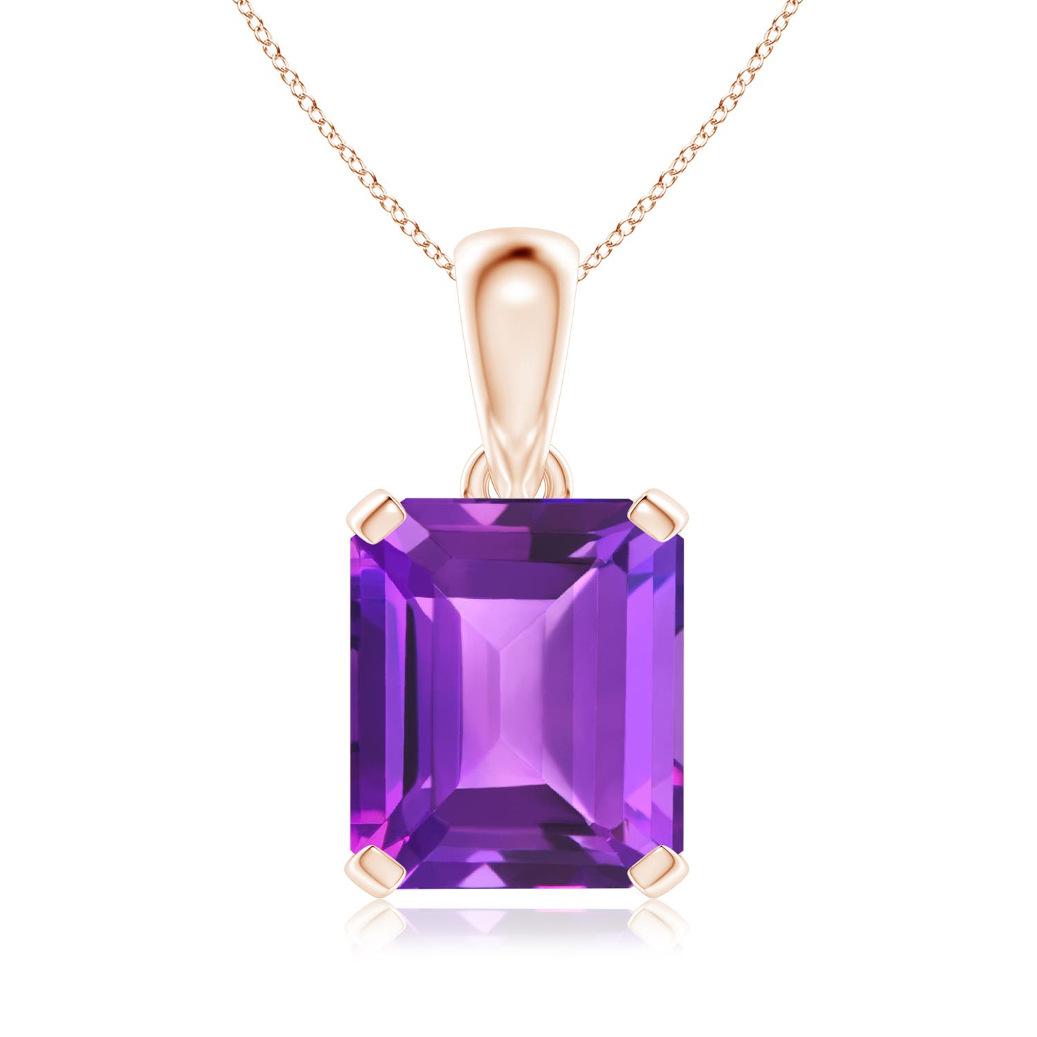 AAA - Amethyst / 9.6 CT / 14 KT Rose Gold