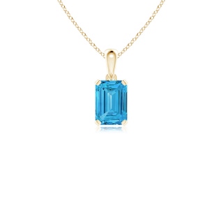 Emerald Cut Fancy Intense, VS2 Blue Diamond